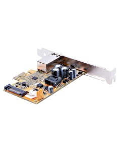 StarTech.com Tarjeta de Red PCIe de 1 Puerto PoE de 2,5Gbps - Adaptador Ethernet LAN RJ45 - NIC PoE de 30W 802.3at para 2