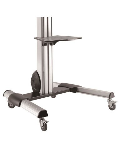 StarTech.com Carro de Transporte para Televisor de 32 a 70 Pulgadas - Carrito AV Móvil Mesa Rodante para TV VESA con Ajuste de
