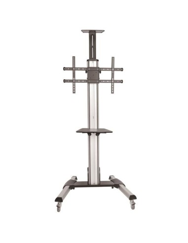 StarTech.com Carro de Transporte para Televisor de 32 a 70 Pulgadas - Carrito AV Móvil Mesa Rodante para TV VESA con Ajuste de