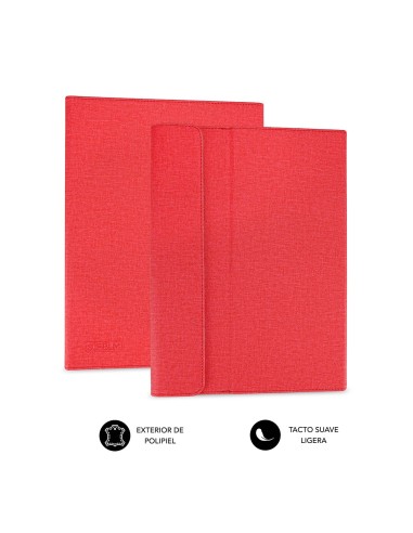 SUBBLIM Funda Tablet Clever Stand Tablet Case 10,1" Red