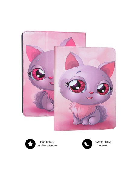 SUBBLIM Funda Tablet Universal TRENDY CASE CAT 10.1" SUBBLIM Funda Tablet Universal TRENDY CASE CAT 10.1"