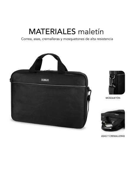 SUBBLIM Maletín con Ratón Select Pack Wireless Mouse USB + Laptop bag 15,6" SUBBLIM Maletín con Ratón Select Pack Wireless Mouse USB + Laptop bag 15,6"