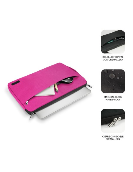 SUBBLIM Funda Ordenador Urban Laptop Sleeve 13,3-14" Pink SUBBLIM Funda Ordenador Urban Laptop Sleeve 13,3-14" Pink