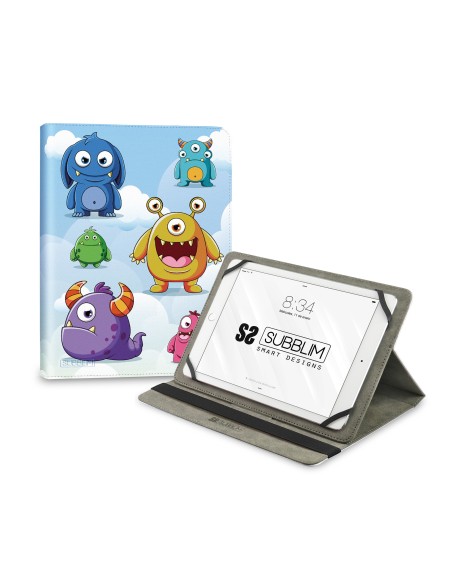 SUBBLIM Funda Tablet Universal TRENDY CASE MONSTERS 11" SUBBLIM Funda Tablet Universal TRENDY CASE MONSTERS 11"