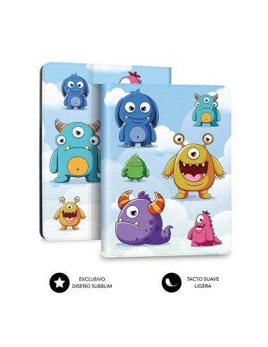 SUBBLIM Funda Tablet Universal TRENDY CASE MONSTERS 11"