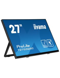 iiyama ProLite T2755QSC-B1 pantalla para PC 68,6 cm (27") 2560 x 1440 Pixeles Quad HD LCD Pantalla táctil Negro