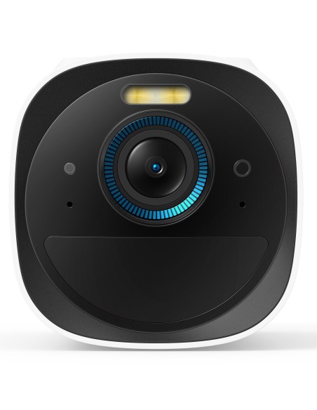 Eufy Kit de 2 cámaras eufyCam 3 de Security, cámara de seguridad 4K con panel solar integrado, IA de reconocimiento facial,