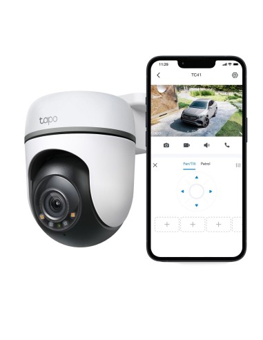 TP-Link Tapo TC41 V2 Esférico Cámara de seguridad IP Interior y exterior 2304 x 1296 Pixeles Techo Pared Poste