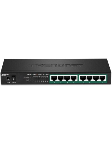 Trendnet TPE-TG83 switch No administrado Gigabit Ethernet (10 100 1000) Energía sobre Ethernet (PoE) Negro