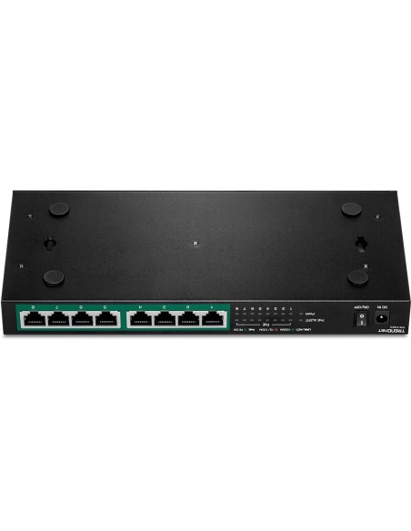 Trendnet TPE-TG83 switch No administrado Gigabit Ethernet (10 100 1000) Energía sobre Ethernet (PoE) Negro