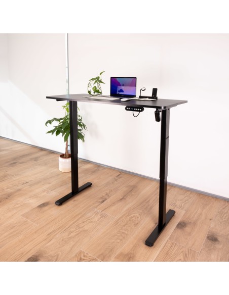 TooQ Mesa de Escritorio ORIGAMI Eléctrica Ajustable con Tablero, Negra TooQ Mesa de Escritorio ORIGAMI Eléctrica Ajustable con Tablero, Negra
