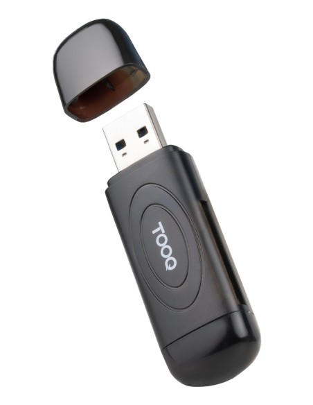 TooQ Lector de Tarjetas USB 3.0, 2 en 1, SD TF, Negro TooQ Lector de Tarjetas USB 3.0, 2 en 1, SD TF, Negro