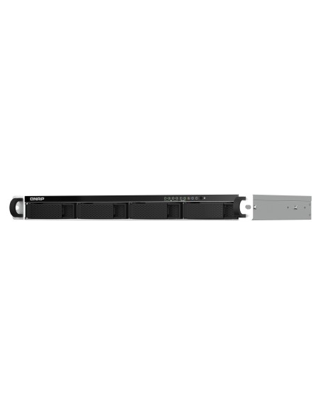 QNAP TS-464eU NAS Bastidor (1U) Intel® Celeron® N5095 8 GB DDR4 0 TB QNAP Turbo System Aluminio, Negro QNAP TS-464eU NAS Bastidor (1U) Intel® Celeron® N5095 8 GB DDR4 0 TB QNAP Turbo System Aluminio, Negro