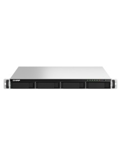 QNAP TS-464U NAS Bastidor (1U) Intel® Celeron® N5095 8 GB DDR4 0 TB QNAP Turbo System Aluminio, Negro