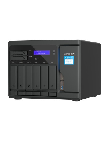 QNAP TS-855X SAN Torre Intel Atom® C5125 8 GB DDR4 0 TB QNAP QTS Negro