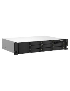 QNAP TS-873AEU-4G servidor de almacenamiento NAS Bastidor (2U) Ryzen Embedded V1500B 4 GB DDR4 0 TB QuTS hero Negro 2