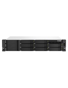 QNAP TS-864EU-RP-8G servidor de almacenamiento NAS Bastidor (2U) Intel® Celeron® N5095 8 GB DDR4 0 TB QNAP Turbo System Negro
