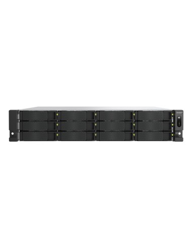 QNAP TS-H1277AXU-RP NAS Bastidor (2U) AMD Ryzen™ 5 16 GB DDR5 0 TB QuTS hero Negro