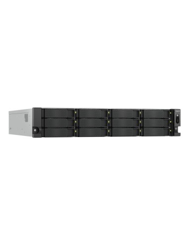 QNAP TS-H1277AXU-RP NAS Bastidor (2U) AMD Ryzen™ 5 16 GB DDR5 0 TB QuTS hero Negro