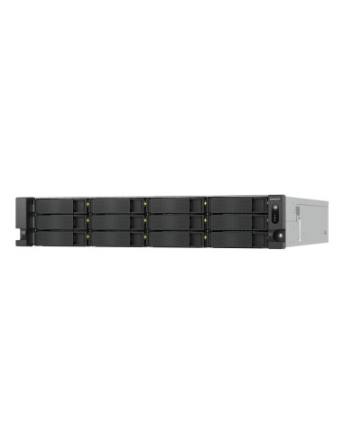 QNAP TS-H1277AXU-RP NAS Bastidor (2U) AMD Ryzen™ 5 16 GB DDR5 0 TB QuTS hero Negro