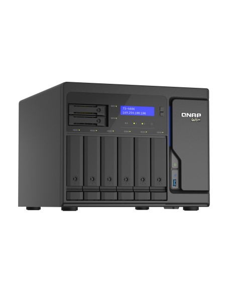 QNAP TS-h886 NAS Torre Intel® Xeon® D D-1602 8 GB DDR4 0 TB QuTS hero Negro QNAP TS-h886 NAS Torre Intel® Xeon® D D-1602 8 GB DDR4 0 TB QuTS hero Negro