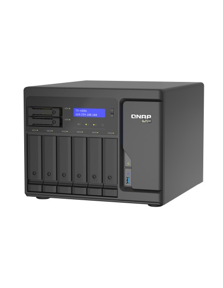 QNAP TS-h886 NAS Torre Intel® Xeon® D D-1602 8 GB DDR4 0 TB QuTS hero Negro QNAP TS-h886 NAS Torre Intel® Xeon® D D-1602 8 GB DDR4 0 TB QuTS hero Negro