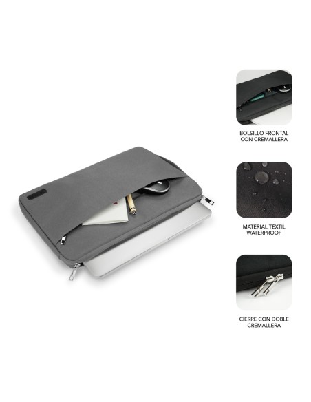 SUBBLIM Funda Ordenador Urban Laptop Sleeve 13,3-14" Grey SUBBLIM Funda Ordenador Urban Laptop Sleeve 13,3-14" Grey