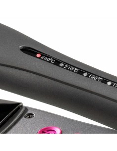 Haeger HS-35B.006A Utensilio de peinado Plancha de pelo Caliente Negro, Rosa 230 W 2,5 m 2