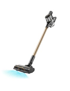 MOVA Tech S5 Aspiradora escoba 2 en 1 Batería Secar Sin bolsa 0,6 L 570 W Negro, Oro 2,9 Ah