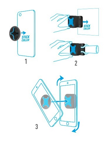Mobilis 044003 soporte Soporte pasivo Teléfono móvil smartphone, Tablet UMPC Negro