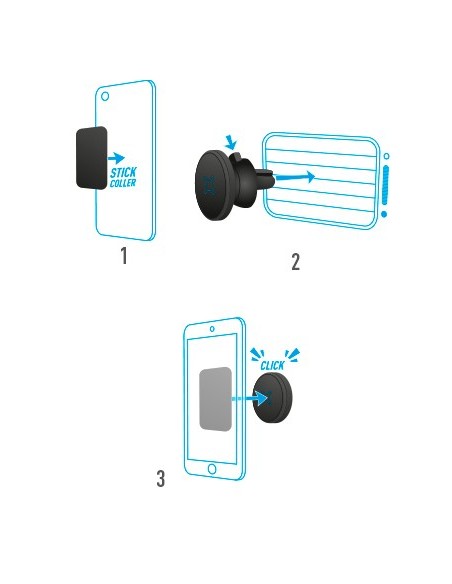 Mobilis 044004 soporte Soporte pasivo Teléfono móvil smartphone Negro