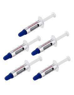 StarTech.com Paquete de 5 Jeringuillas de 1,5g Resellables de Pasta Térmica de Alto Rendimiento para CPU - Compuesto Térmico de 2