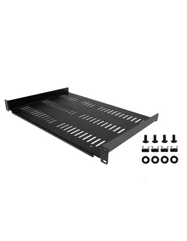 StarTech.com Estante Ventilado 1U para Armario Rack de Servidores - Bandeja Universal Voladiza para Montaje en Rack de 19" -