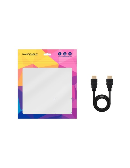 Nanocable Cable HDMI V2.0 4K@60Hz 18Gbps A M-A M, 7.0 m, Negro Nanocable Cable HDMI V2.0 4K@60Hz 18Gbps A M-A M, 7.0 m, Negro