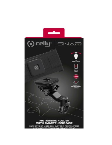 Celly SNAPMAGFLEXBK soporte Soporte pasivo Teléfono móvil smartphone, Tablet UMPC Negro