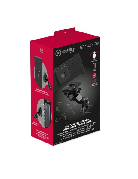 Celly SNAPMAGFLEXBK soporte Soporte pasivo Teléfono móvil smartphone, Tablet UMPC Negro