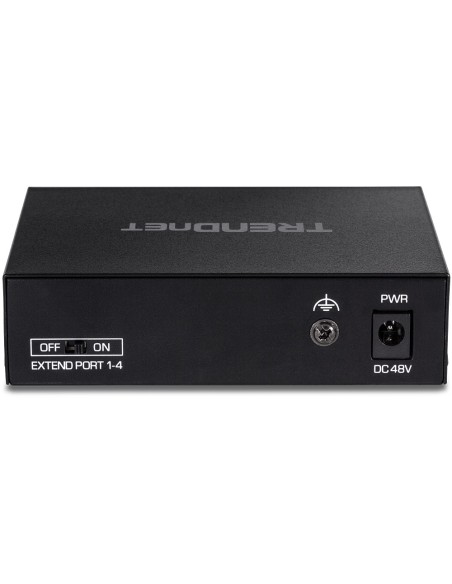 Trendnet TE-FP051 switch No administrado Fast Ethernet (10 100) Energía sobre Ethernet (PoE) Negro Trendnet TE-FP051 switch No administrado Fast Ethernet (10 100) Energía sobre Ethernet (PoE) Negro