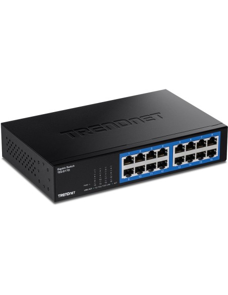 Trendnet TEG-S17D switch Gigabit Ethernet (10 100 1000) Negro Trendnet TEG-S17D switch Gigabit Ethernet (10 100 1000) Negro