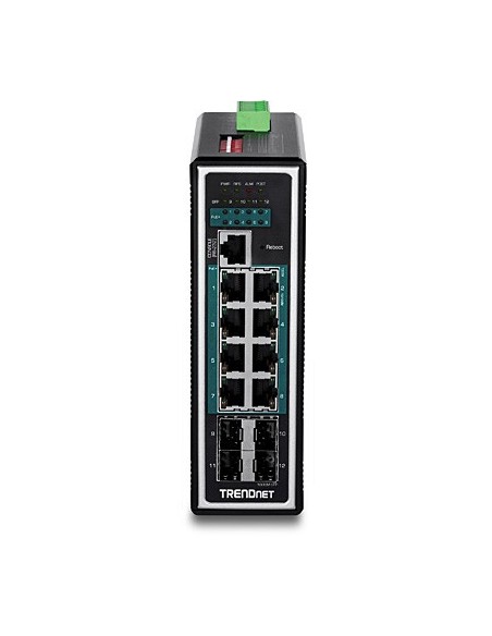 Trendnet TI-PG1284i Gestionado L2+ Gigabit Ethernet (10 100 1000) Energía sobre Ethernet (PoE) Negro Trendnet TI-PG1284i Gestionado L2+ Gigabit Ethernet (10 100 1000) Energía sobre Ethernet (PoE) Negro
