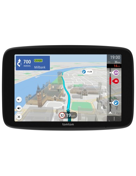 TomTom GO Camper Max navegador Fijo 17,8 cm (7") Pantalla táctil 400 g Negro