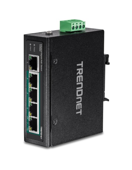 Trendnet TI-PG50 switch No administrado Gigabit Ethernet (10 100 1000) Energía sobre Ethernet (PoE) Negro