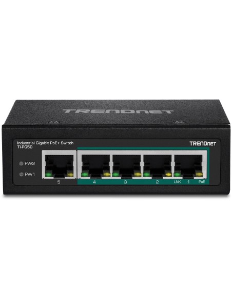 Trendnet TI-PG50 switch No administrado Gigabit Ethernet (10 100 1000) Energía sobre Ethernet (PoE) Negro