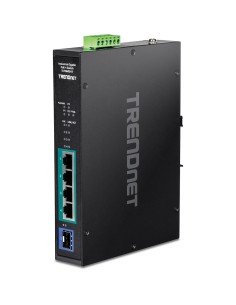 Trendnet TI-PGM541 switch Gigabit Ethernet (10 100 1000) Negro