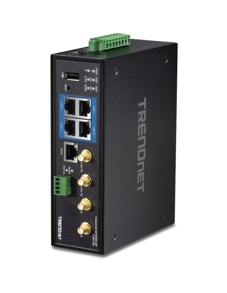 Trendnet TI-W100 router inalámbrico Gigabit Ethernet Doble banda (2,4 GHz   5 GHz) Negro Trendnet TI-W100 router inalámbrico Gigabit Ethernet Doble banda (2,4 GHz   5 GHz) Negro