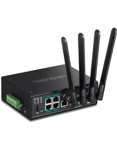 Trendnet TI-WP100 router inalámbrico Gigabit Ethernet Doble banda (2,4 GHz   5 GHz) Negro