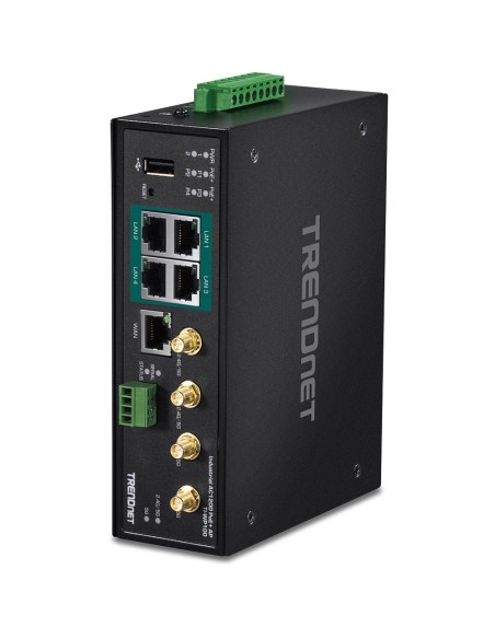 Trendnet TI-WP100 router inalámbrico Gigabit Ethernet Doble banda (2,4 GHz   5 GHz) Negro