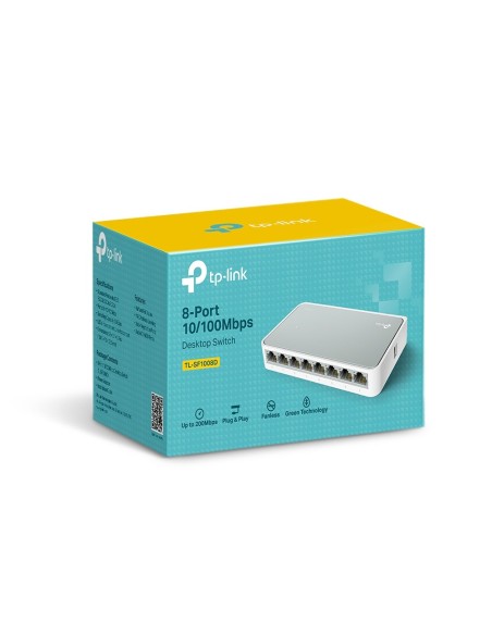 TP-Link TL-SF1008D switch No administrado Fast Ethernet (10 100) Blanco TP-Link TL-SF1008D switch No administrado Fast Ethernet (10 100) Blanco