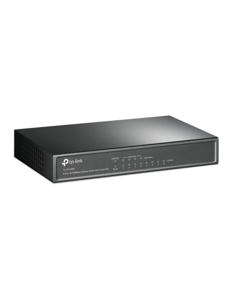 TP-Link TL-SF1008P switch No administrado Fast Ethernet (10 100) Energía sobre Ethernet (PoE) Oliva