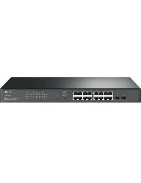 TP-Link JetStream TL-SG2218P switch Gestionado L2 L2+ Gigabit Ethernet (10 100 1000) Energía sobre Ethernet (PoE) 1U Negro TP-Link JetStream TL-SG2218P switch Gestionado L2 L2+ Gigabit Ethernet (10 100 1000) Energía sobre Ethernet (PoE) 1U Negro