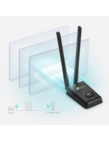 TP-Link TL-WN8200ND adaptador y tarjeta de red WLAN 300 Mbit s